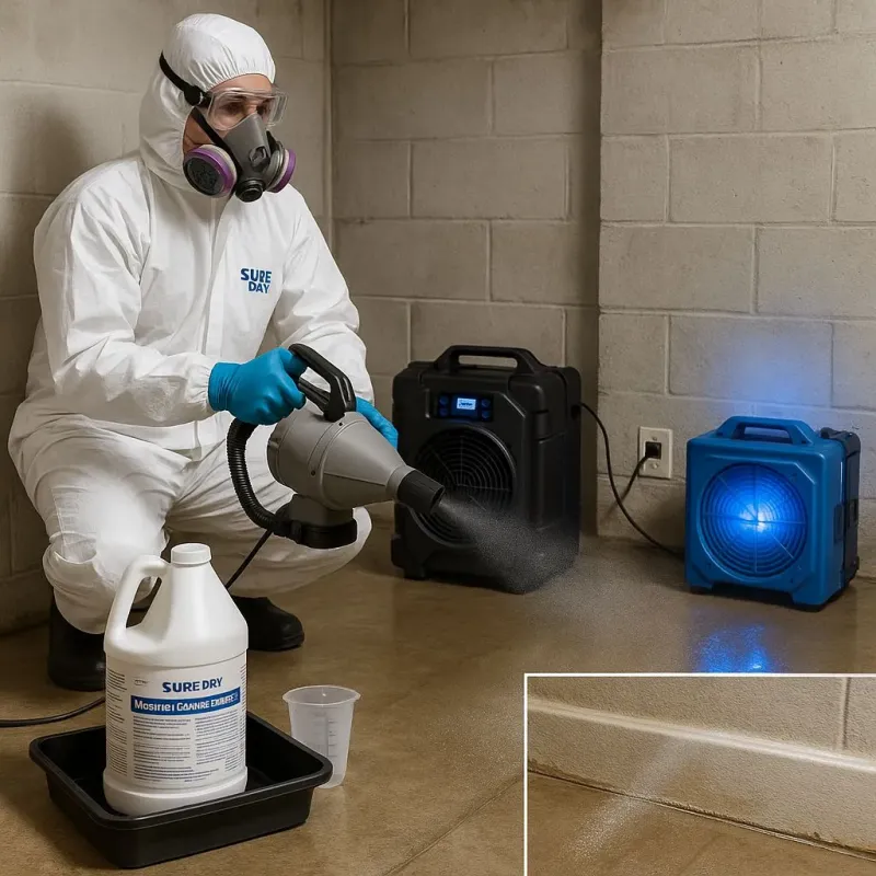 Sanitization and Odor Removal process in Shrewsbury, NJ